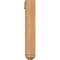 Ekena Millwork Olympic Arts and Crafts Smooth Bracket w/ Offset Brace, Western Red Cedar, 5 1/2"W x 20"D x 32"H BKT0604X20X32OLY03SWR - alternate 2
